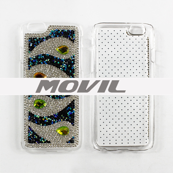 NP-2434 Bling TPU con diamante para el iPhone 6-0